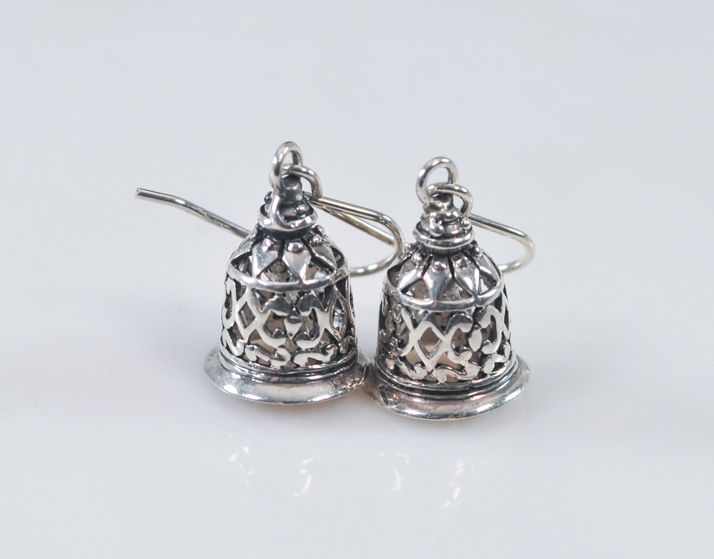 Sterling Silver Bell Earrings