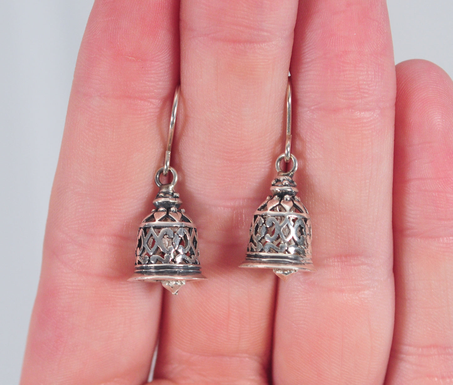 Sterling Silver Bell Earrings