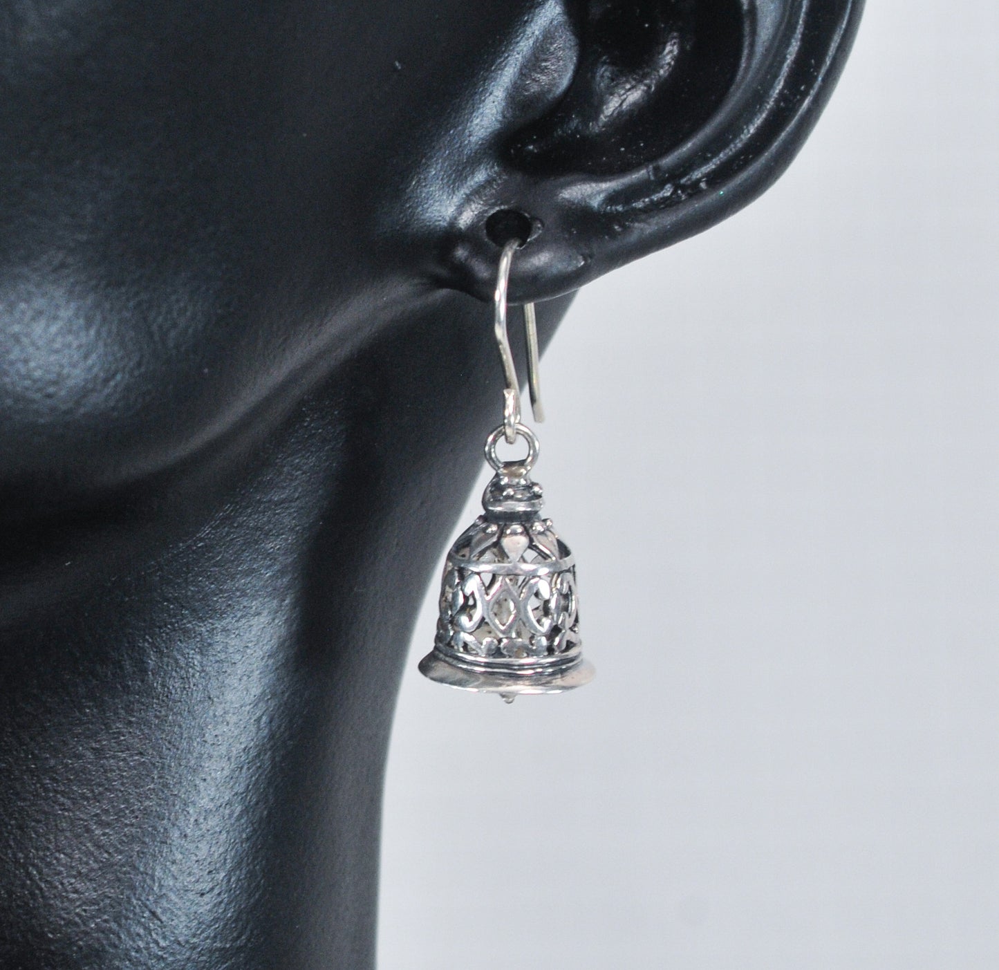 Sterling Silver Bell Earrings