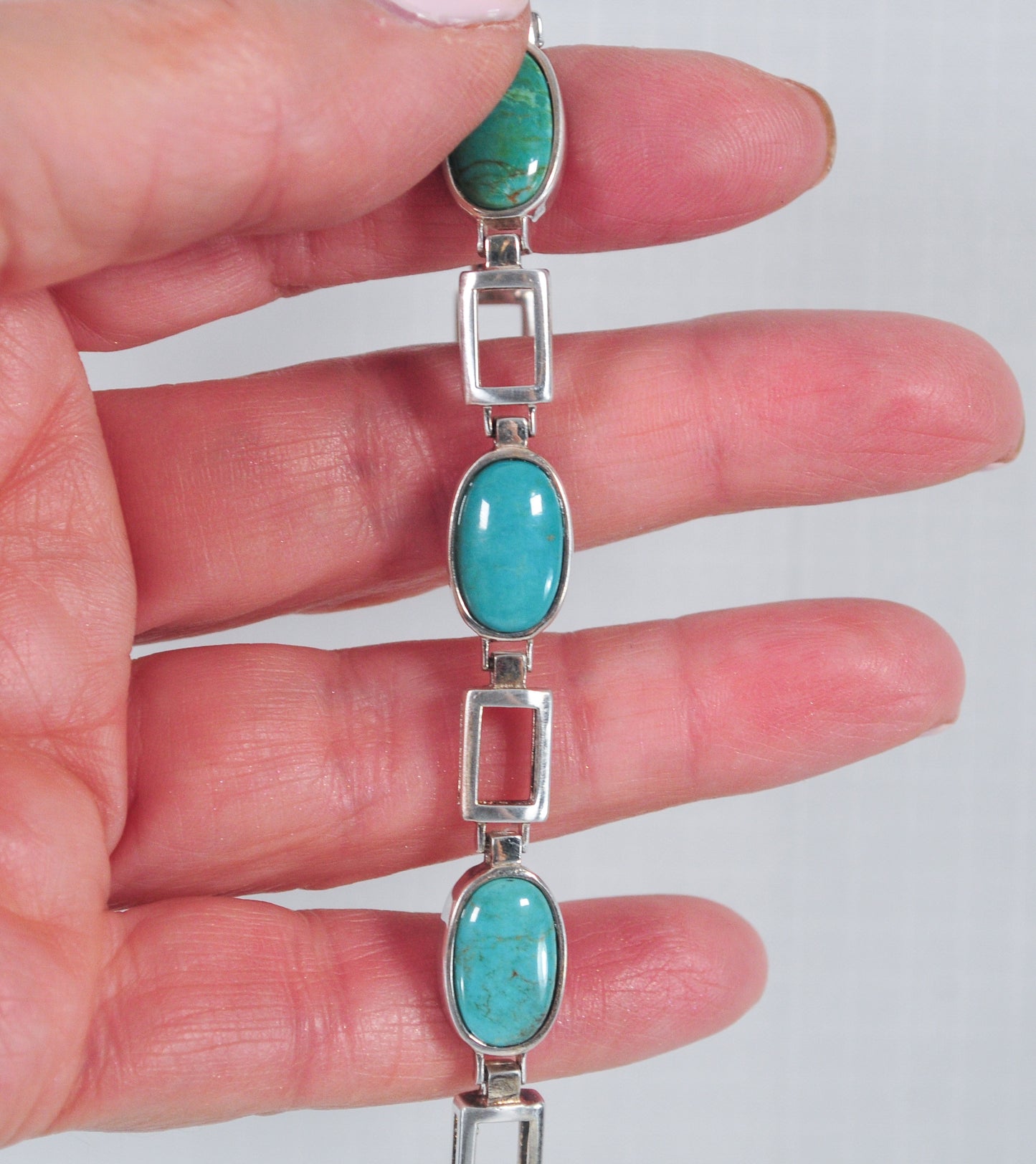 Jay King DTR Sterling Silver Reversible Turquoise Jasper Bracelet