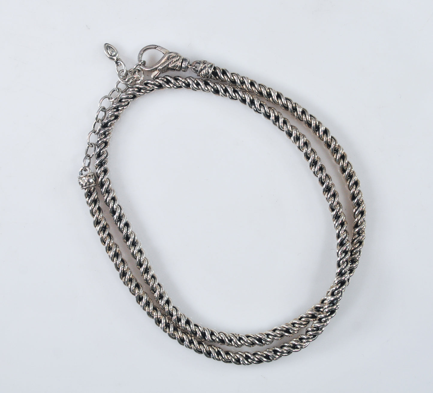 As Is - Heavy JAI John Hardy Sterling Silver Twisted Chain Necklace