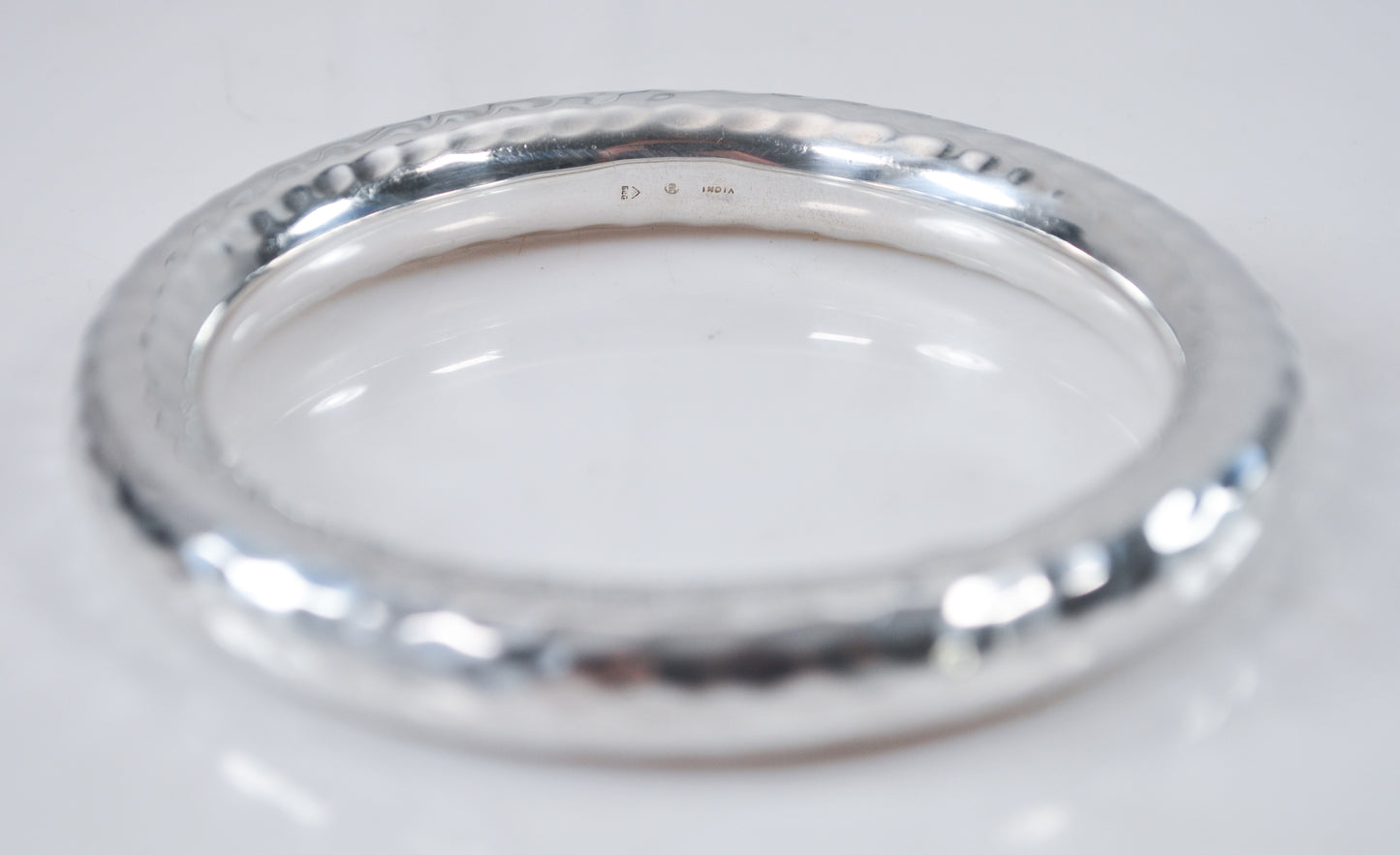 Silpada Sterling Silver Hammered Bangle Bracelet