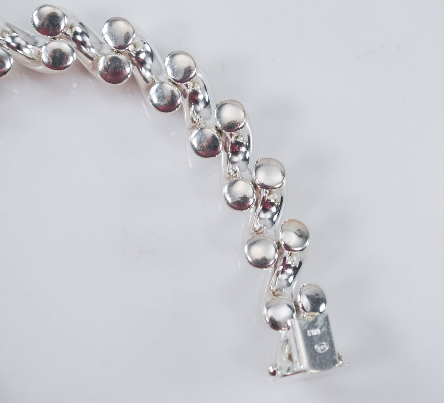 Chunky 925 Italy San Marco Sterling Silver Bracelet