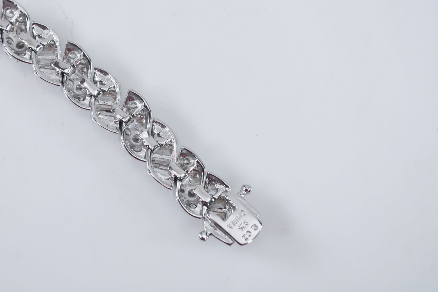 Fancy Ross Simons 925 Sterling Silver CZ Tennis Bracelet