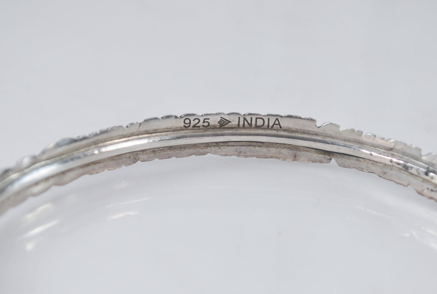 Silpada Sterling Silver Feather Bangle Bracelet