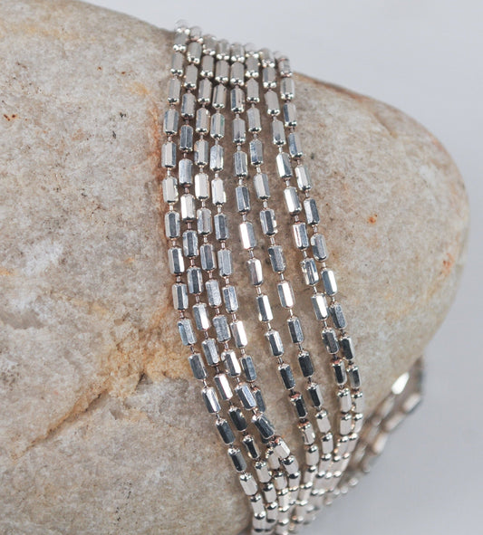 NOT AVAILABLE - Reserved for K - Milor Sterling Silver Multi-Strand Bracelet