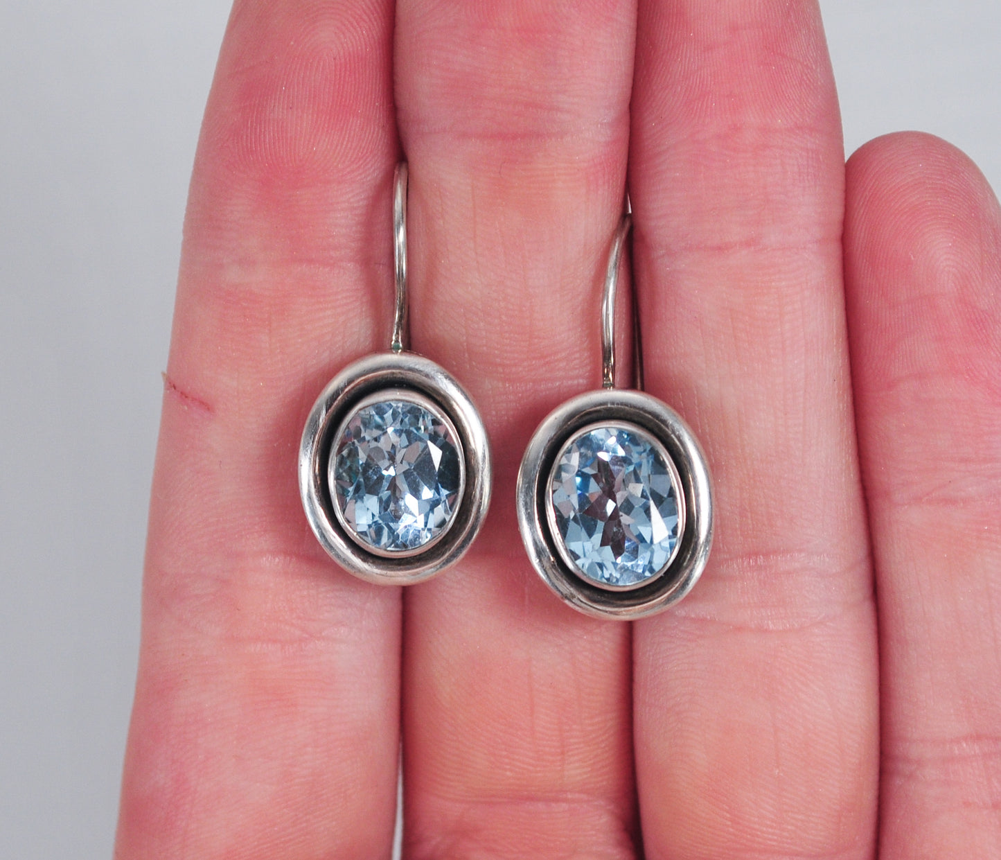 Silpada Sterling Silver Blue Topaz Earrings