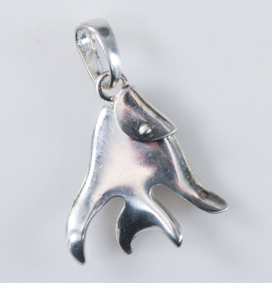 Sterling Silver Angel Fish Pendant