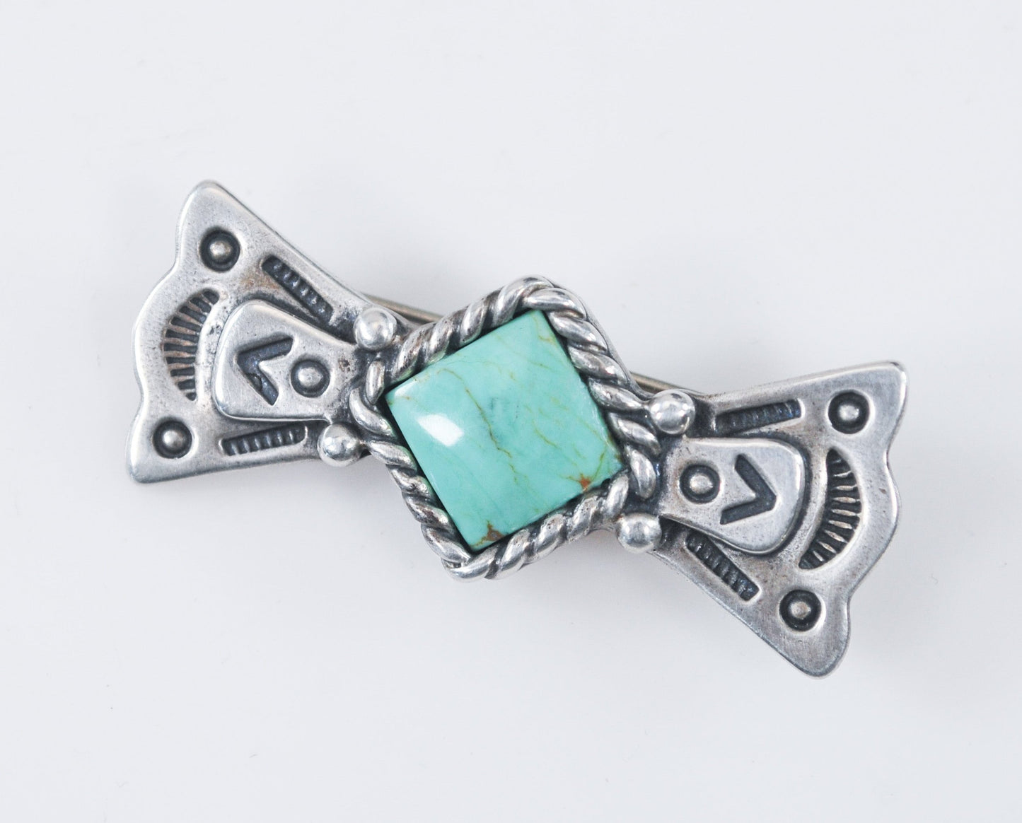 Carolyn Pollack Sterling Silver Southwestern Turquoise Brooch