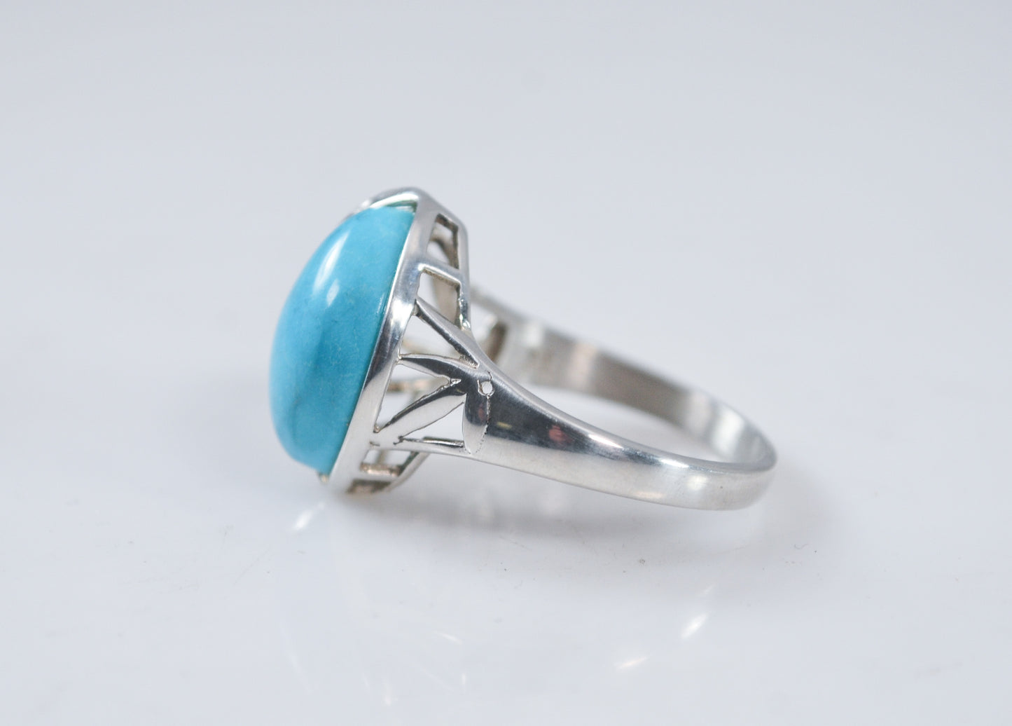 Jay King DTR Desert Rose Trading Sterling Silver Turquoise Ring