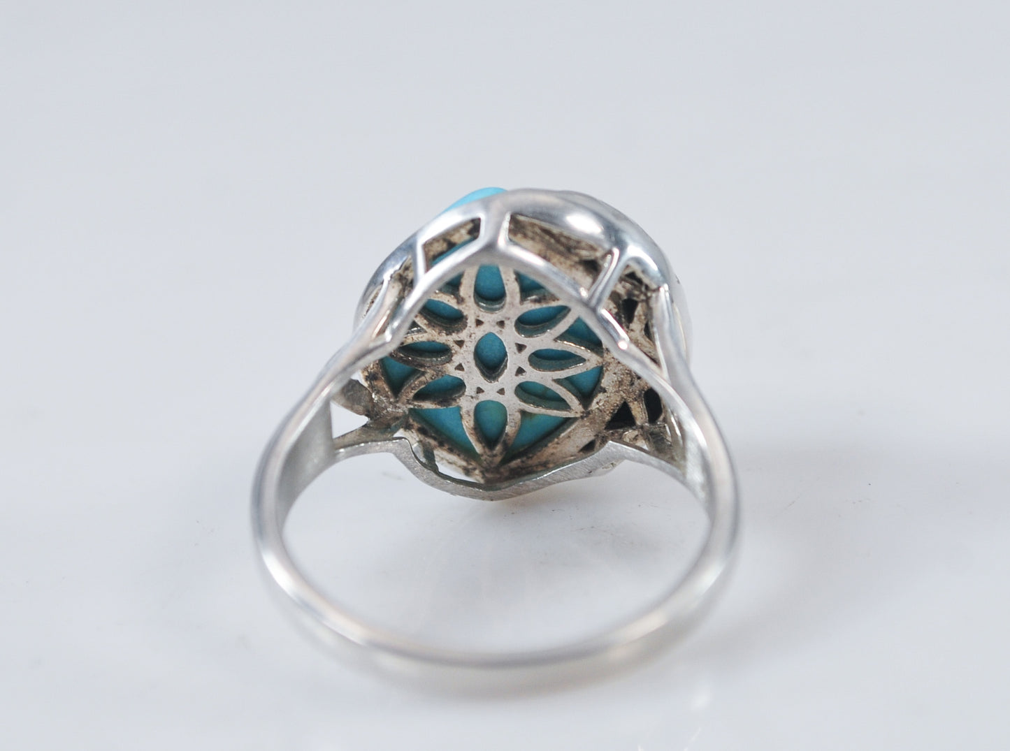 Jay King DTR Desert Rose Trading Sterling Silver Turquoise Ring