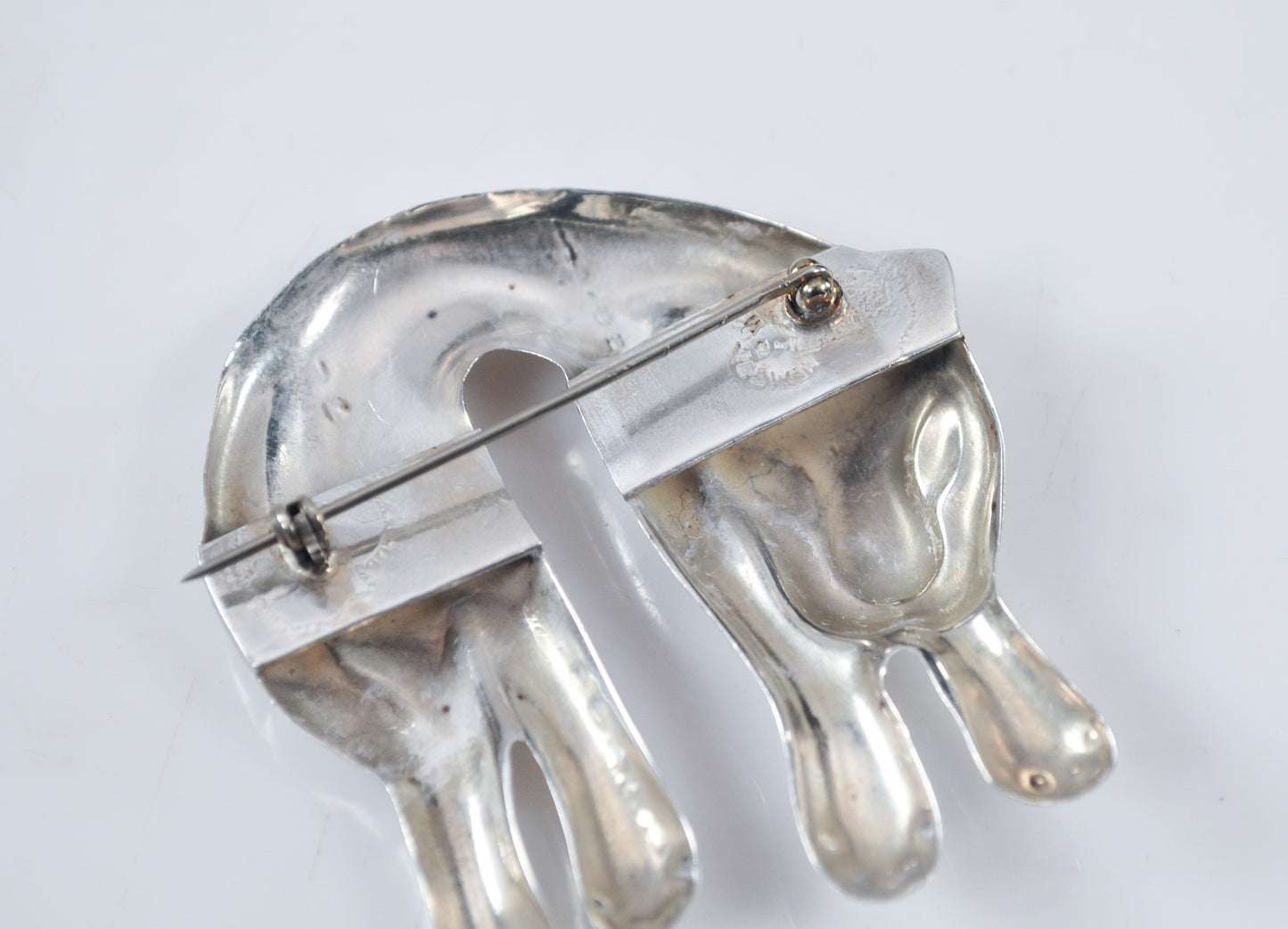 Vintage Taxco Sterling Silver Panther Brooch