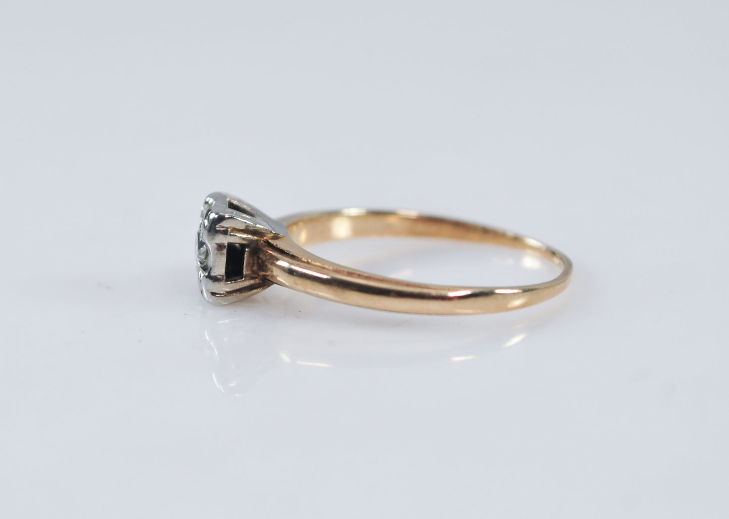 Vintage 14K Gold Diamond Ring