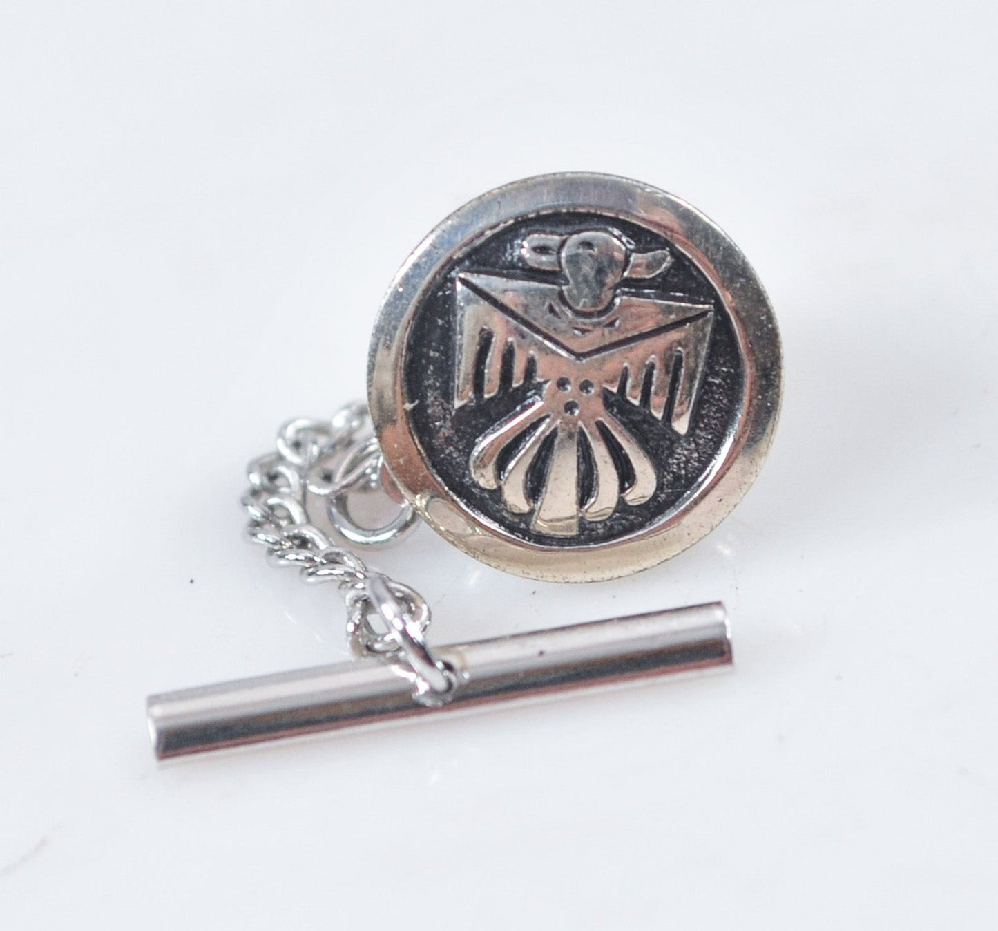 Vintage Bell Trading Post Sterling Silver Thunderbird Tie Tack