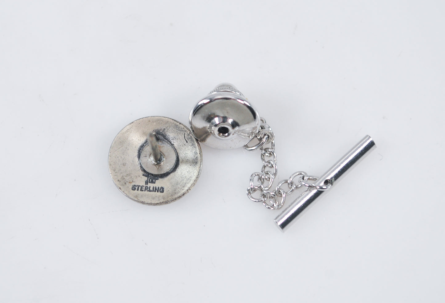 Vintage Bell Trading Post Sterling Silver Thunderbird Tie Tack