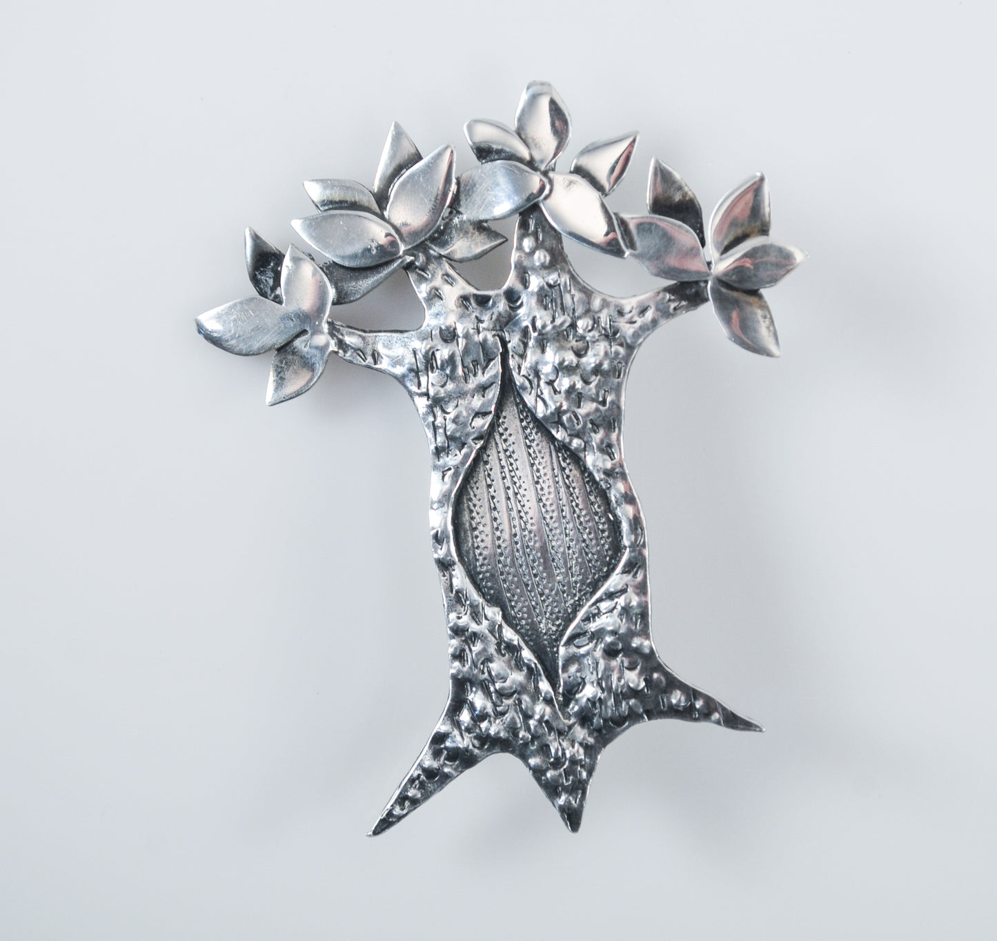 GFMW Sterling Silver Tree Brooch