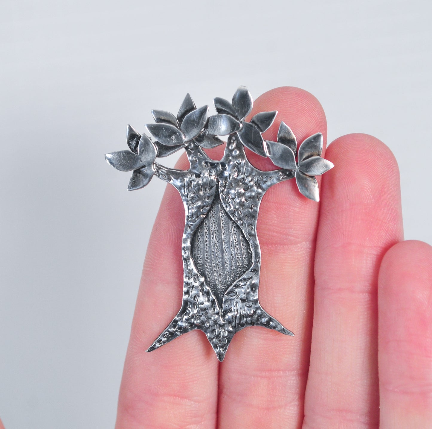 GFMW Sterling Silver Tree Brooch