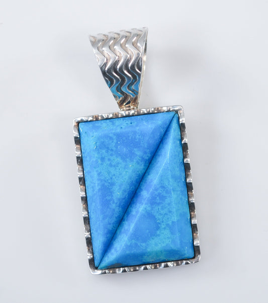 Jay King DTR Desert Rose Trading Sterling Silver Turquoise Pendant