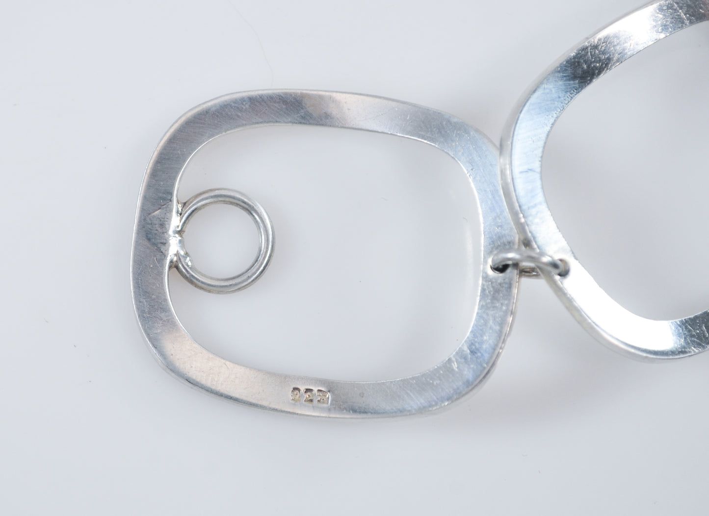 Modernist Sterling Silver Statement Bracelet