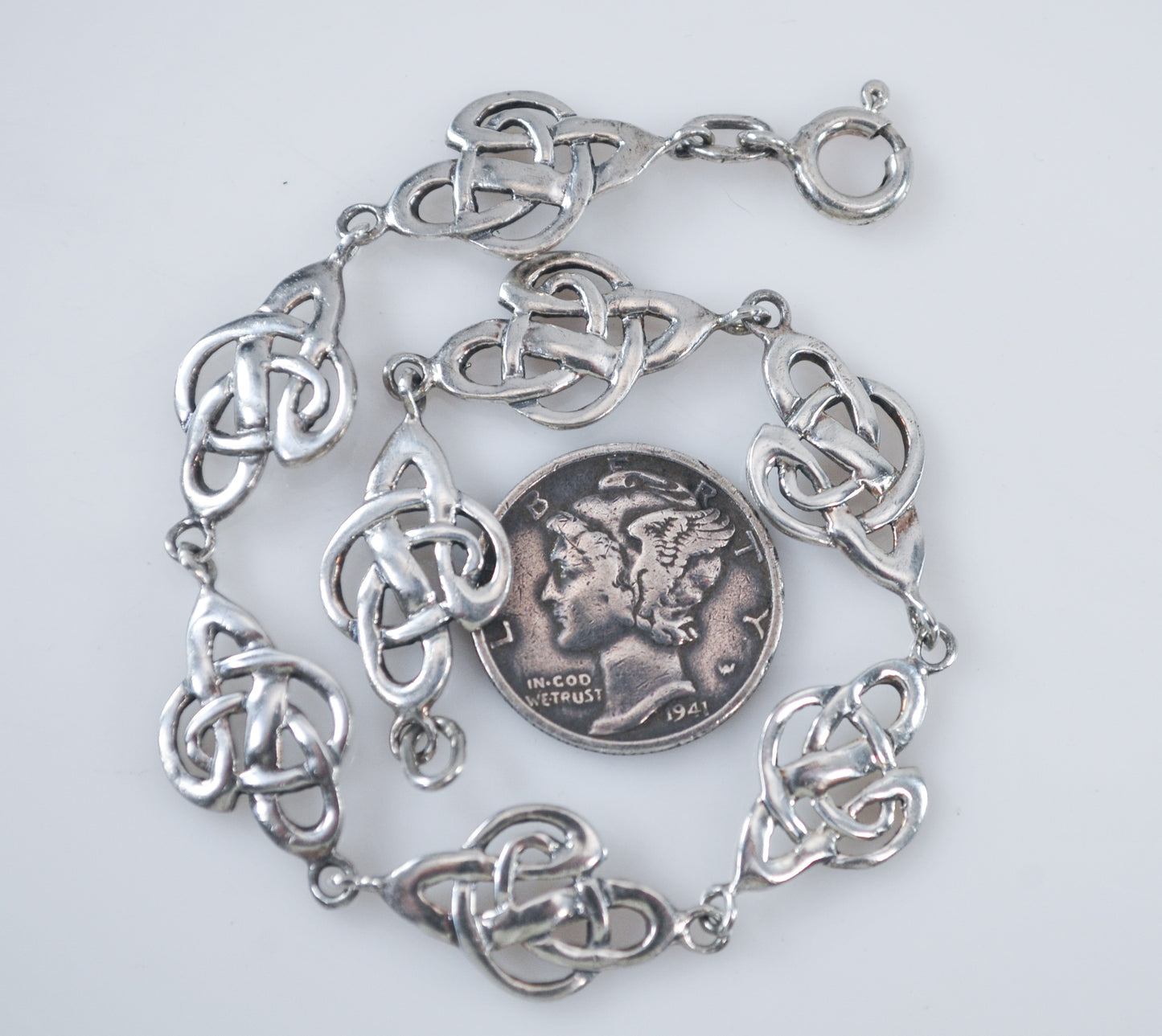 Sterling Silver Celtic Weave Bracelet