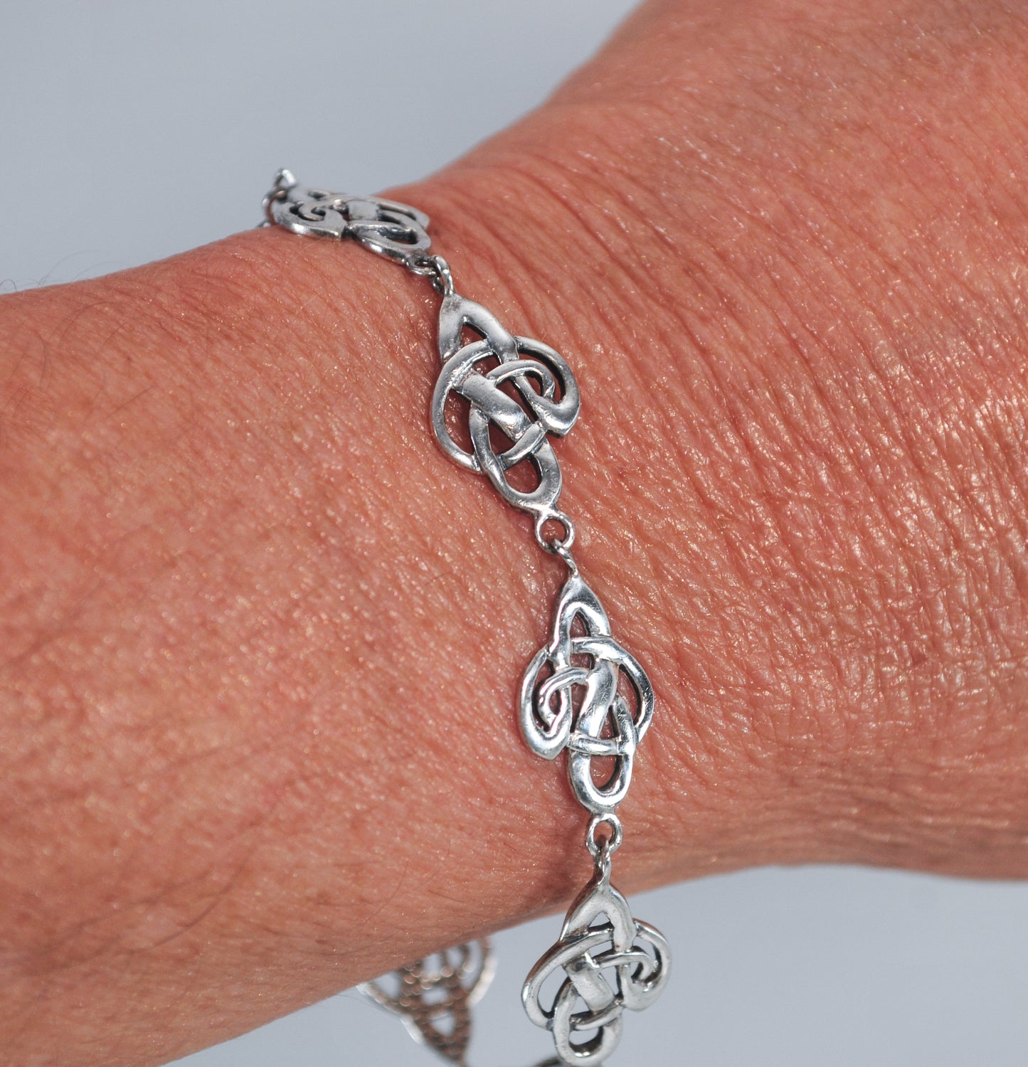 Sterling Silver Celtic Weave Bracelet