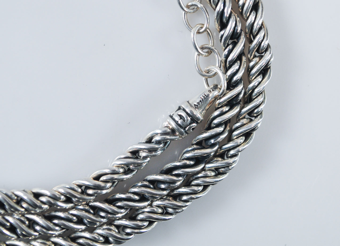 John Hardy Sterling Silver Twisted Chain Necklace