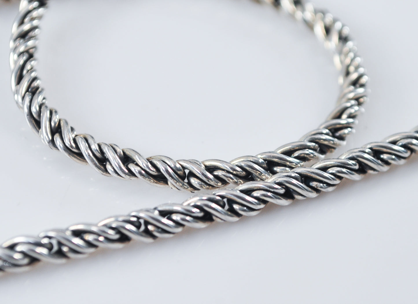 John Hardy Sterling Silver Twisted Chain Necklace