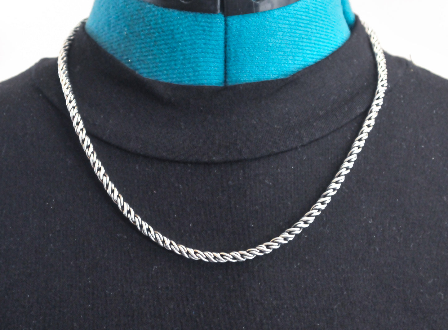 John Hardy Sterling Silver Twisted Chain Necklace