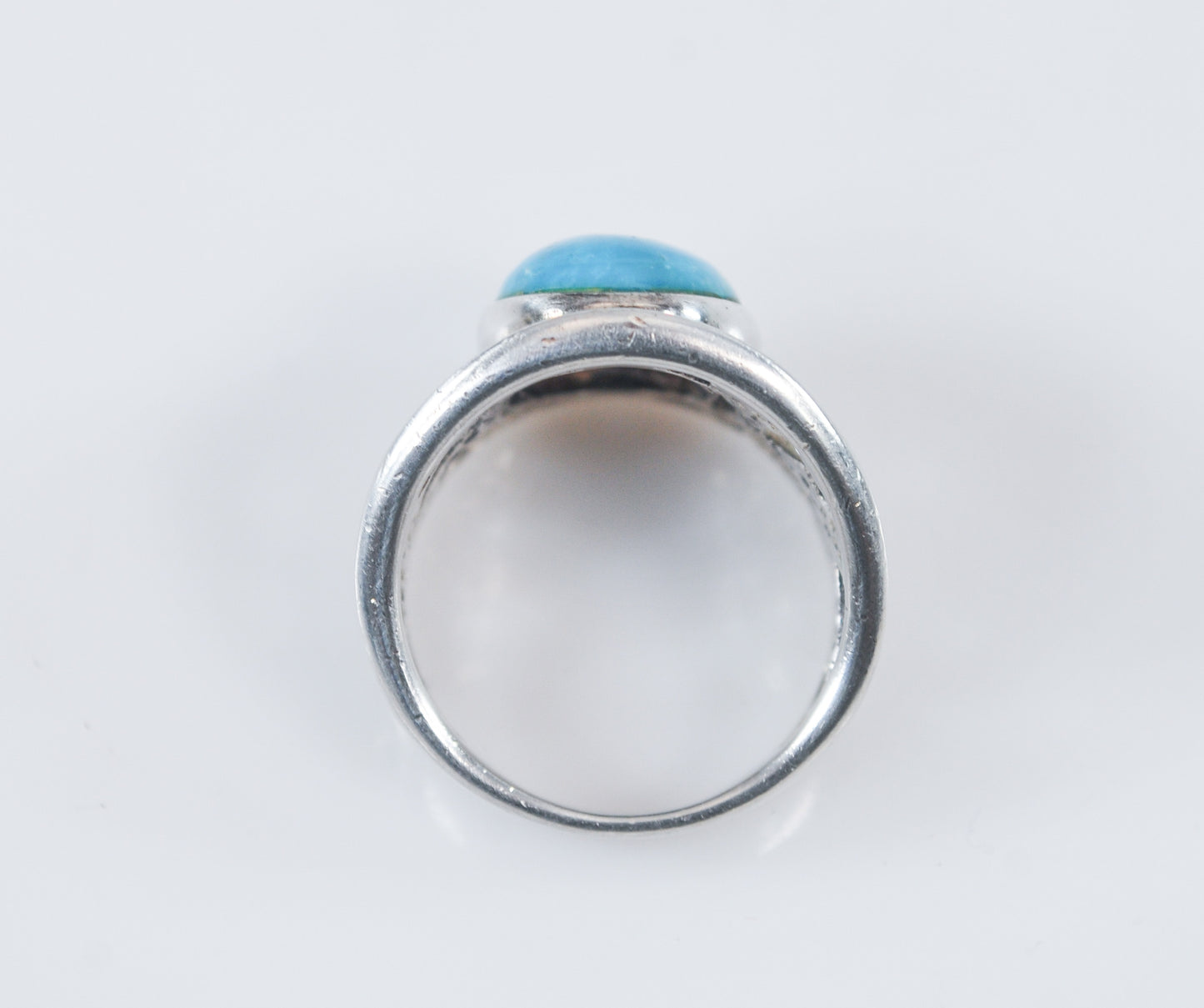 Wide SX 925 Turquoise Ring