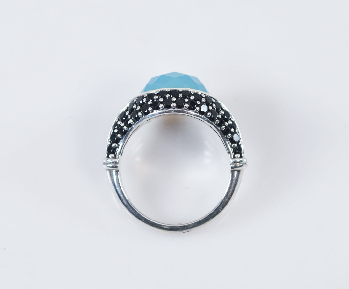 Designer Sterling Silver Chalcedony Ring