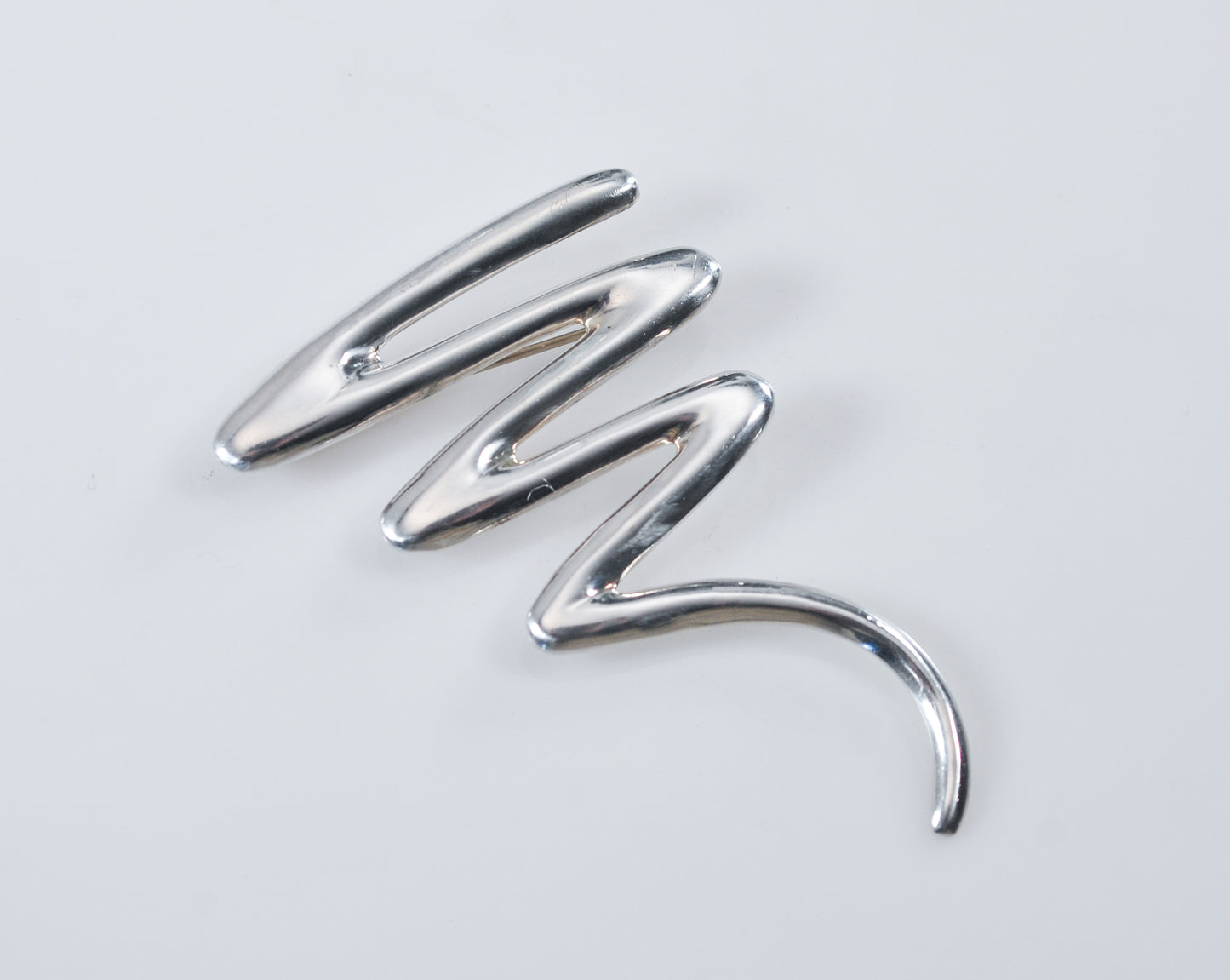 Sterling Silver Tornado Brooch