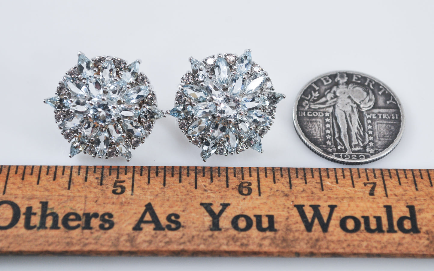 925 JCL Ornate Cocktail Earrings