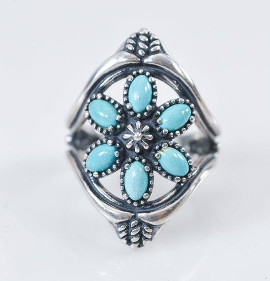 Carolyn Pollack Turquoise Sterling Silver Ring