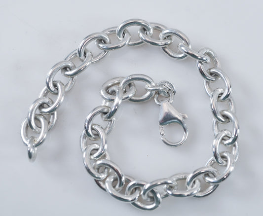 Sterling Silver Rolo Link Bracelet