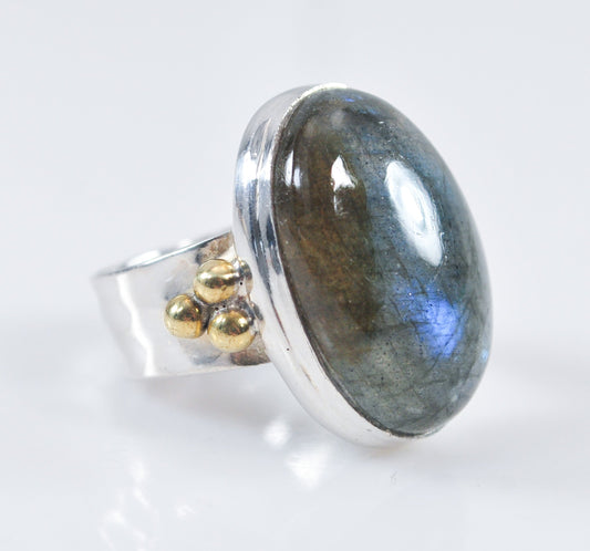 Labradorite Sterling Silver Ring