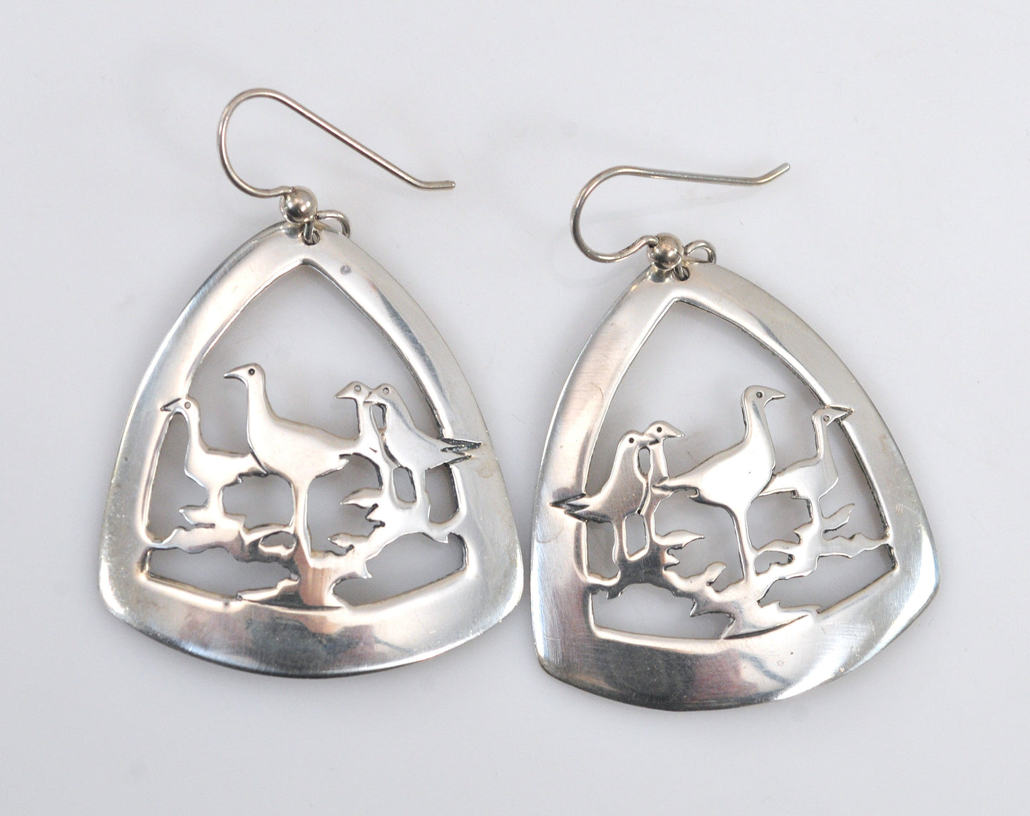 Kabana Sterling Silver Bird Cutout Earrings