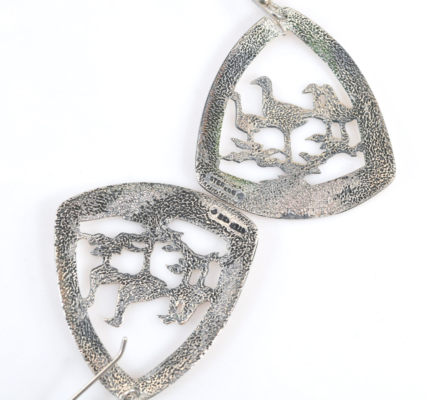 Kabana Sterling Silver Bird Cutout Earrings