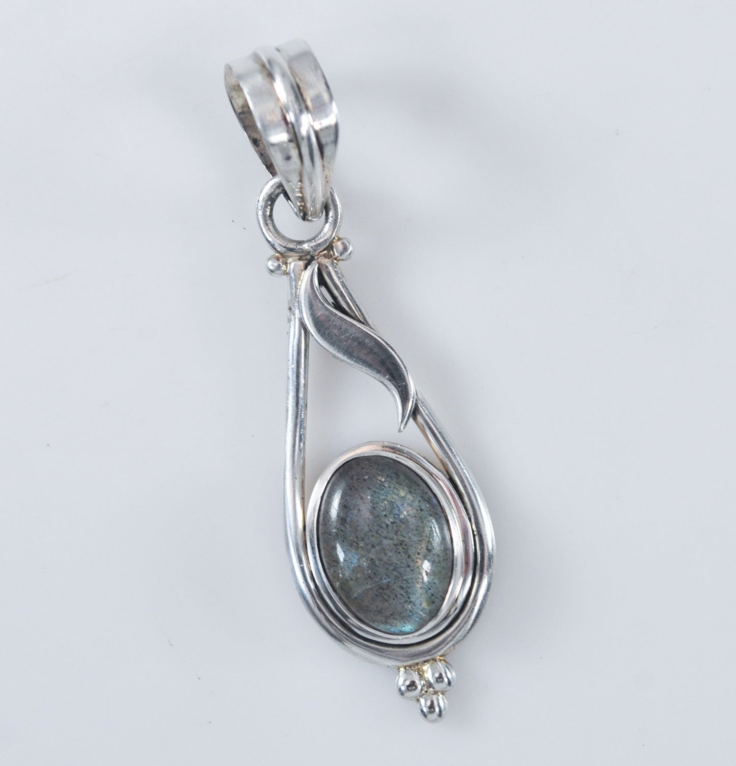 SJ 925 Labradorite Sterling Silver Pendant