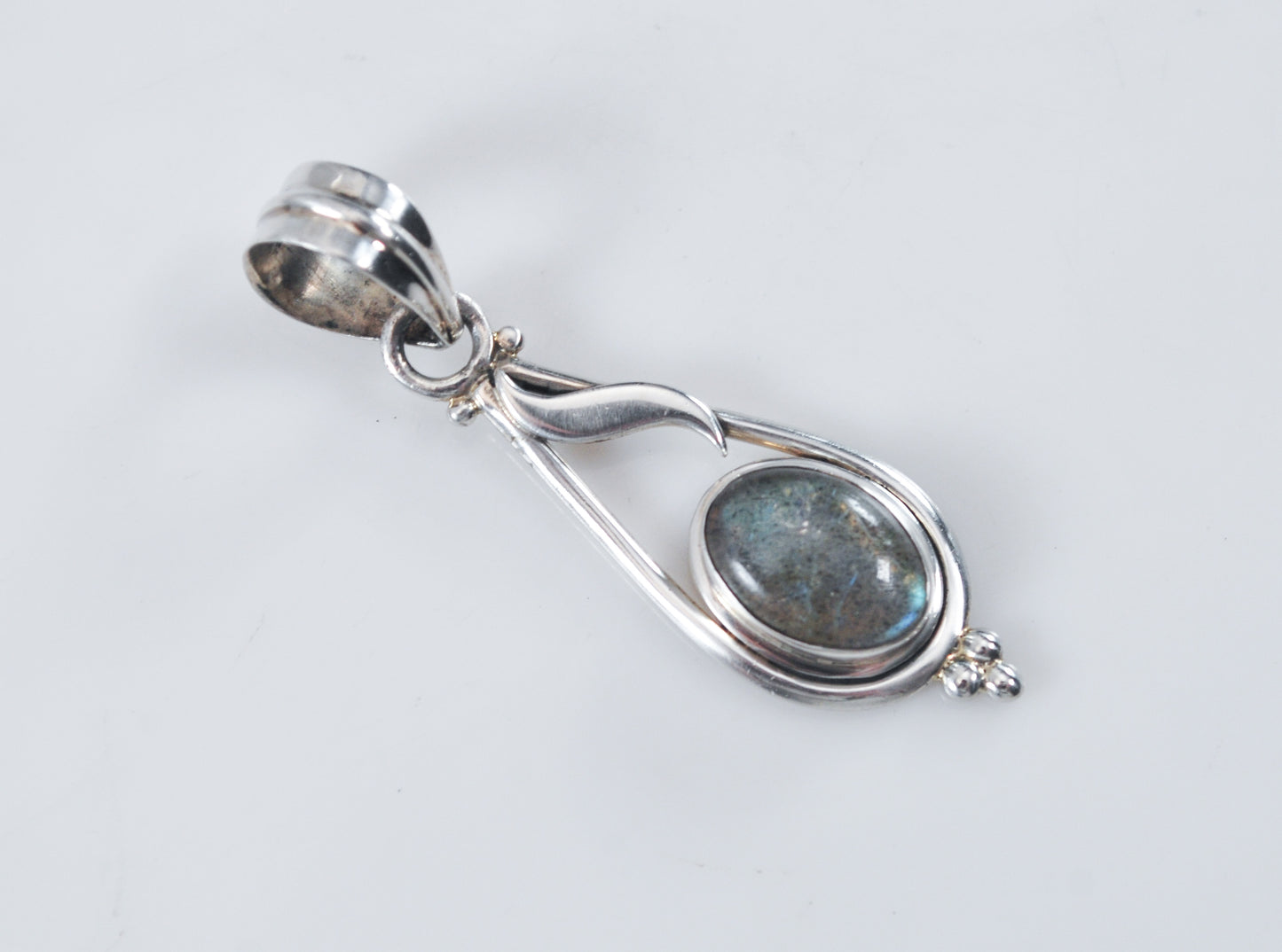 SJ 925 Labradorite Sterling Silver Pendant