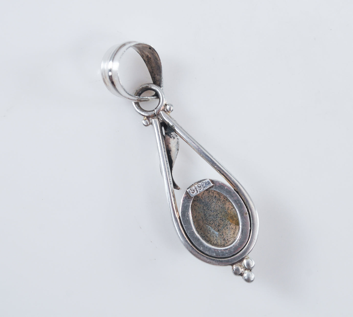 SJ 925 Labradorite Sterling Silver Pendant