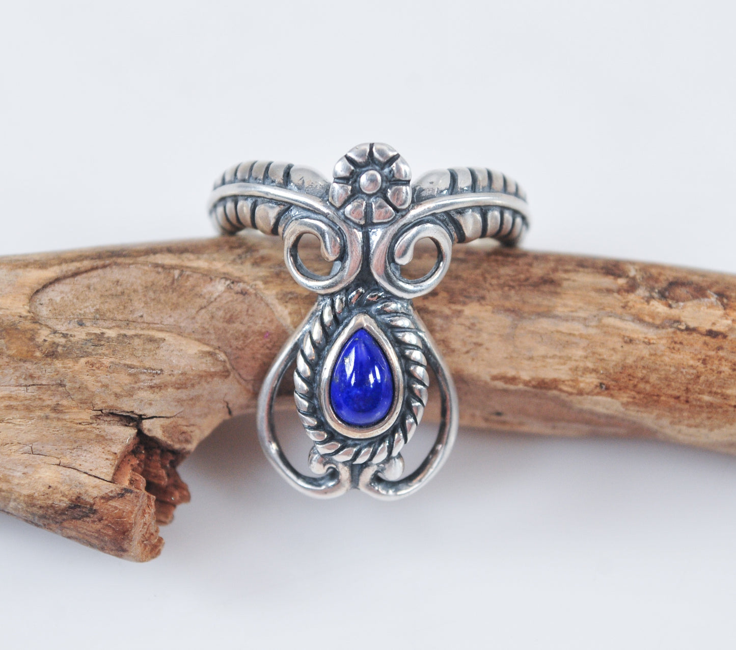 Relios Carolyn Pollack Sterling Silver Lapis Ring