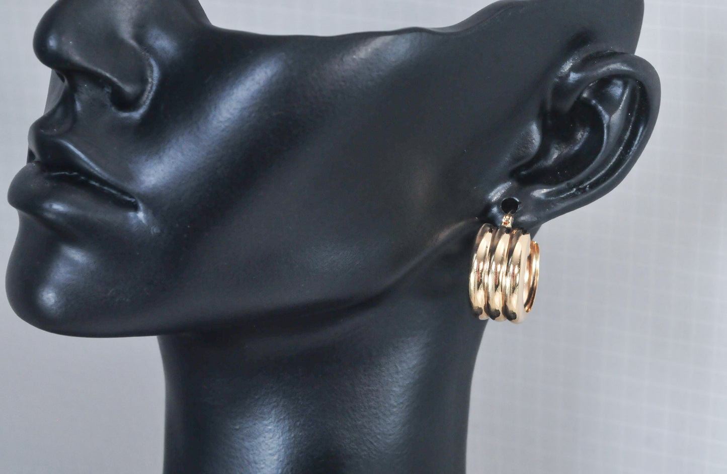 Designer 14K Gold Hoop Earrings
