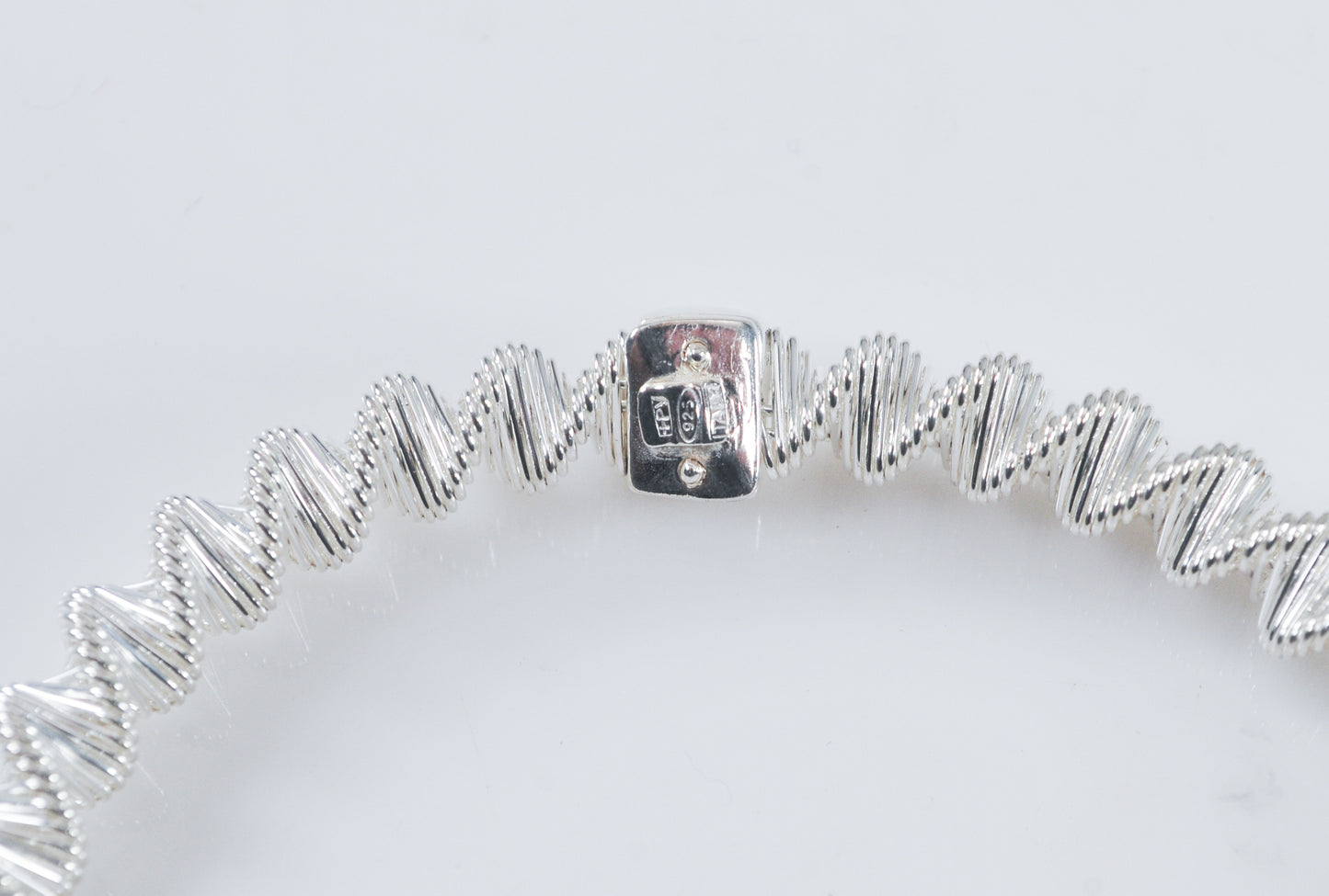 Designer Sterling Silver Expandable Spiral Bracelet