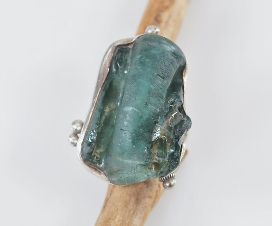 Israel Handmade Sterling Silver Chunky Statement Ring