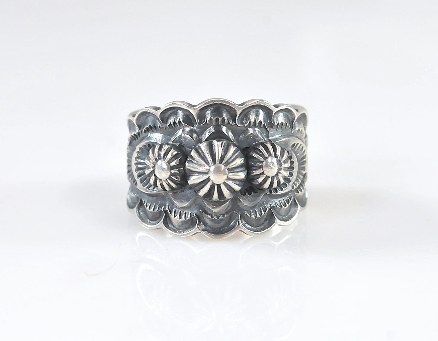 Bennie Ramone Navajo Sterling Silver Ring
