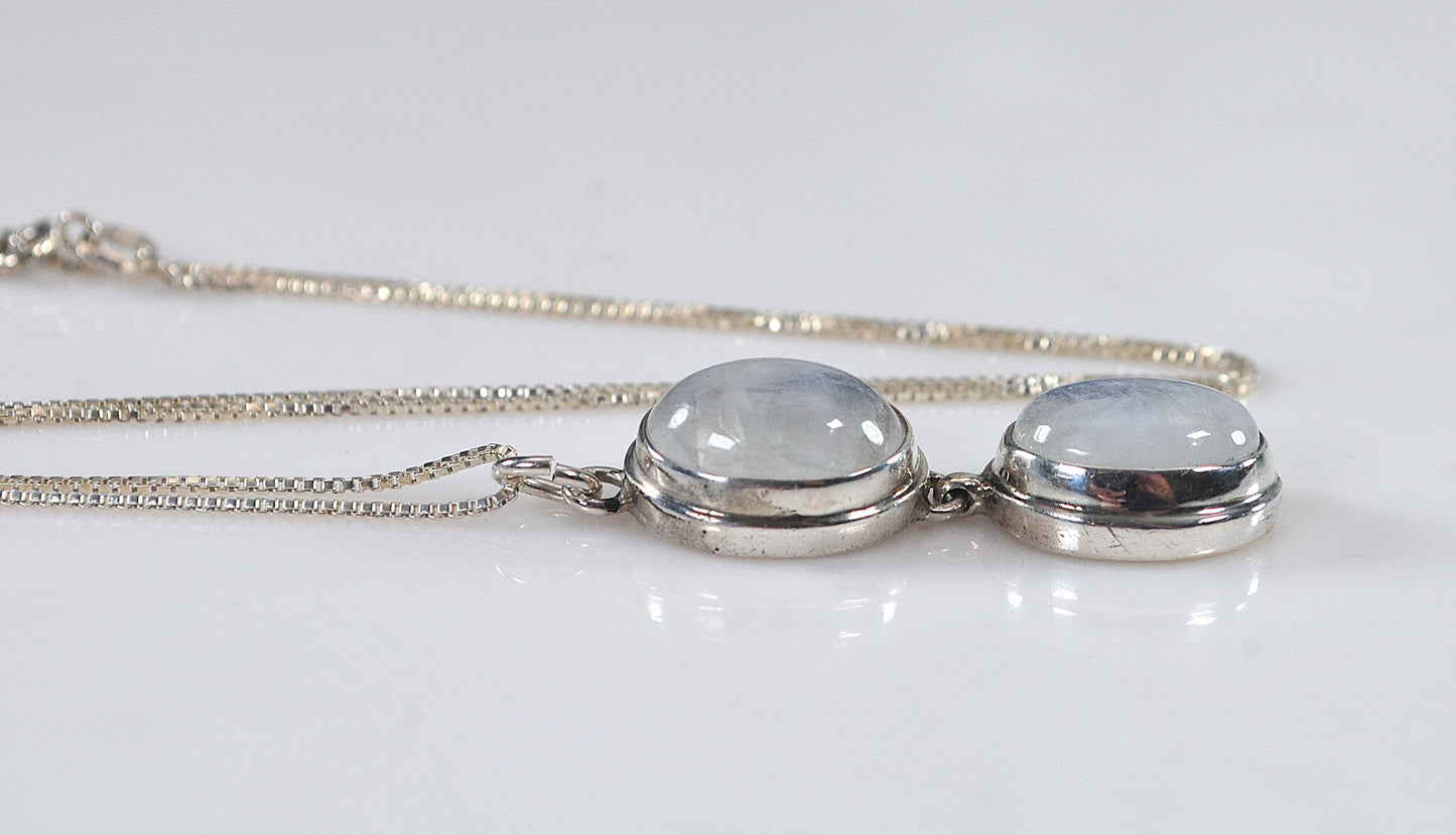 Moonstone Sterling Silver Necklace