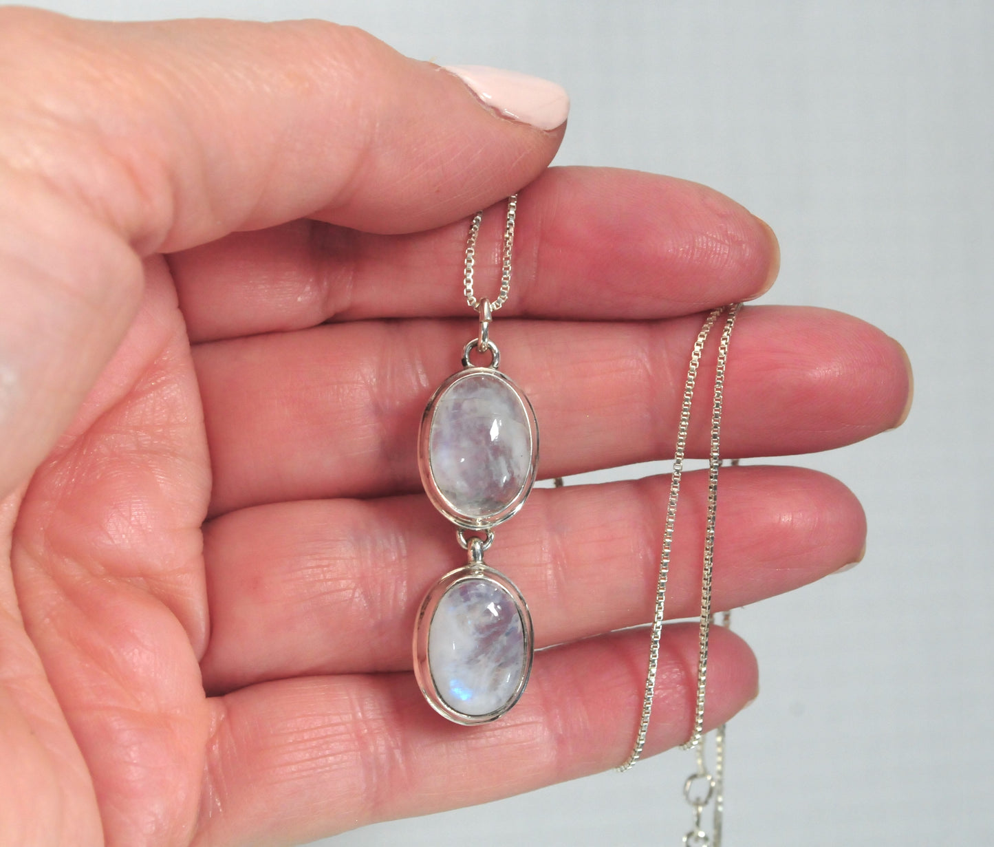 Moonstone Sterling Silver Necklace