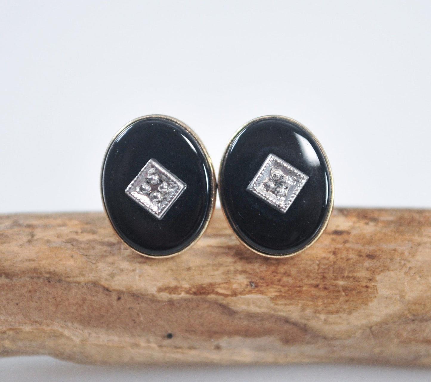 Vintage Van Dell Gold Filled Stud Earrings