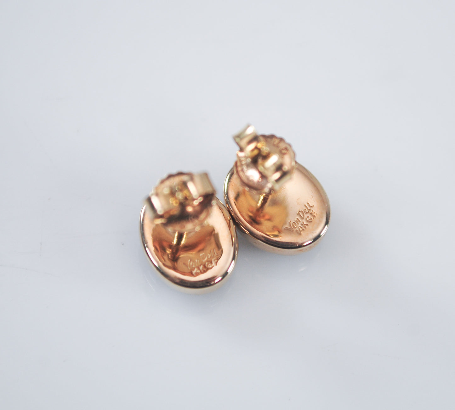 Vintage Van Dell Gold Filled Stud Earrings