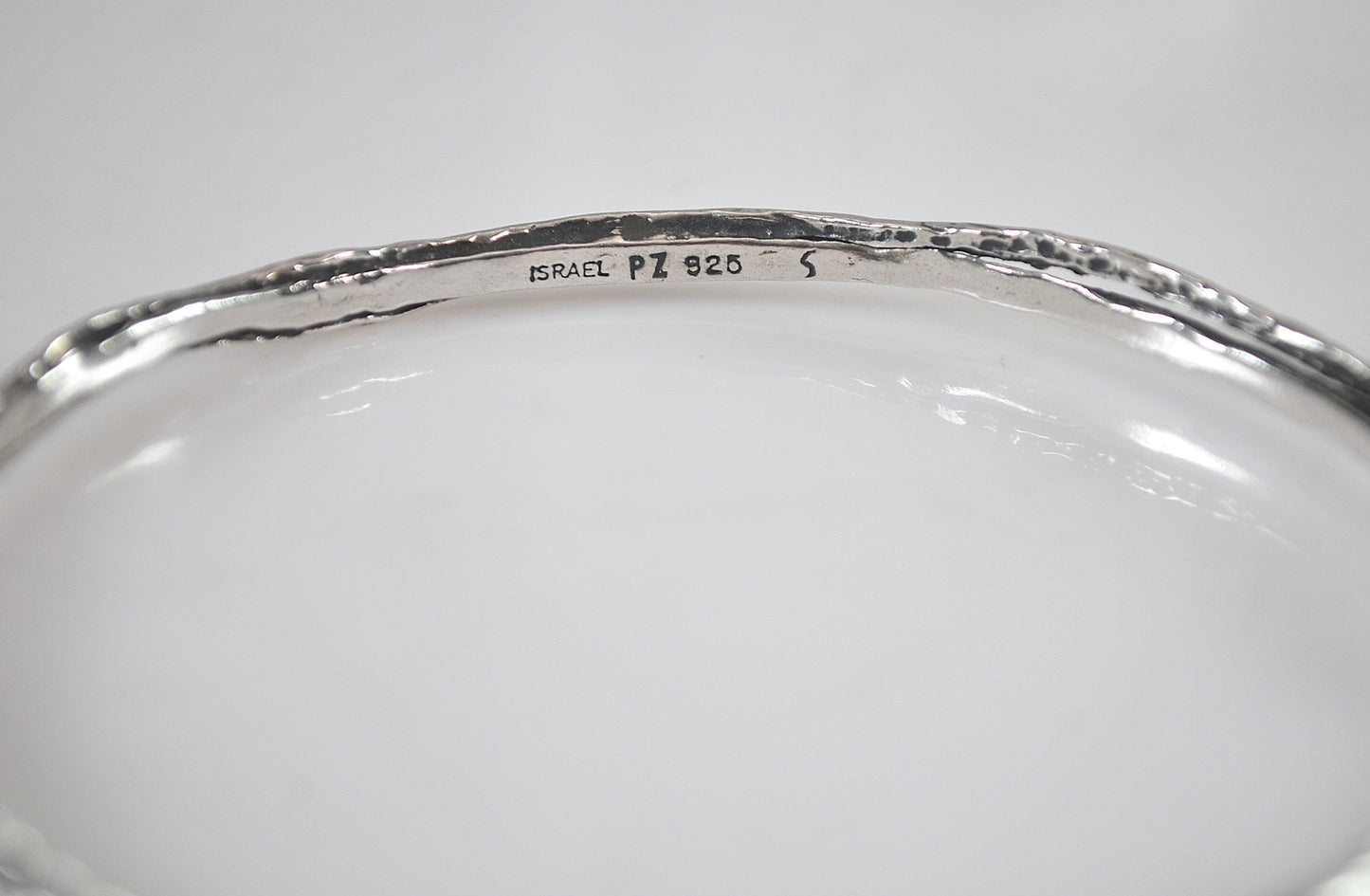 Or PAZ Creations Sterling Silver Bangle Bracelet